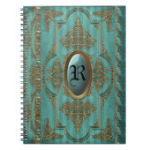 Herzogin Victorian Cool Monogram Notizblock (Vorderseite)