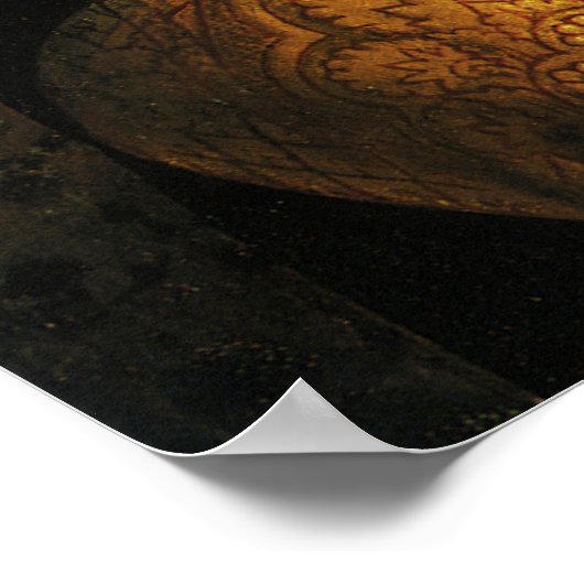 Herzogin von Urbino, Battista Sforza Poster (Ecke)