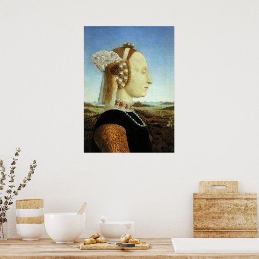 Herzogin von Urbino, Battista Sforza Poster (Küche)