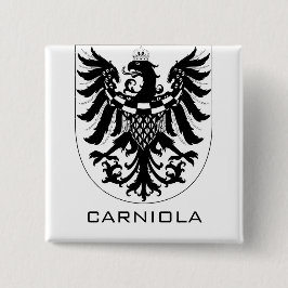 Herzogtum Krain Monochrome heraldische Kunst Button