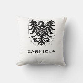 Herzogtum Krain Monochrome Heraldische Kunst Kissen