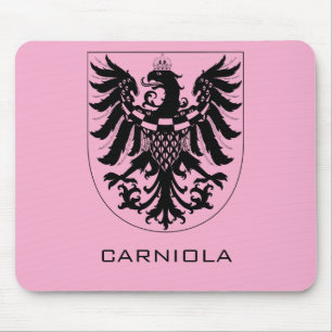 Herzogtum Krain Monochrome Heraldische Kunst Mousepad