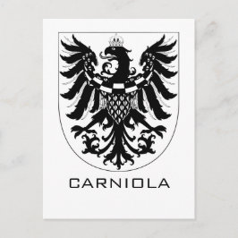Herzogtum Krain Monochrome Heraldische Kunst Postkarte