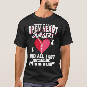 Herzoperation Bypass-Bewusstsein Herz I Überlebend T-Shirt
