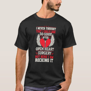 Herzoperation Bypass-Bewusstsein Herz Narben Ar T-Shirt