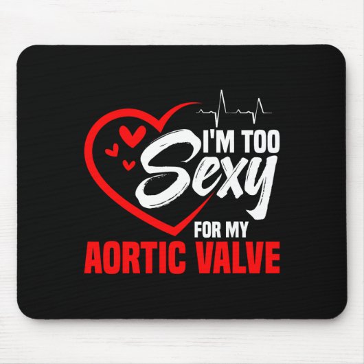 Herzoperation zur Aortenklappenersatz Aortenklappe Mousepad (Vorne)