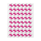 Herzpaare Rundum-Adressaufkleber (Bogen)