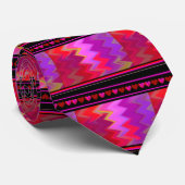 Herzparade Wave Design Krawatte (Gerollt)