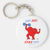 Herzpatient Motivierend Cardio-Fitness Schlüsselanhänger (Vorne)