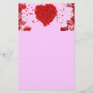 HerzPetals Briefpapier