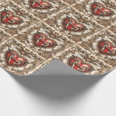 "Herzpfeilschlag" Geschenkpapier (Ecke)