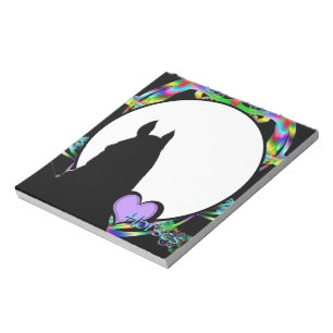 Herzpferde I (Fraktal 119) Notizblock