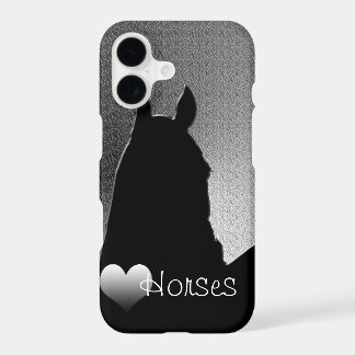 Herzpferde I (Silberes Herz) iPhone 7 Fall