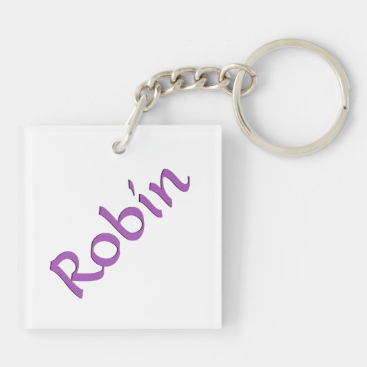 Herzpferde III (lila) Schlüsselanhänger (Rückseite)