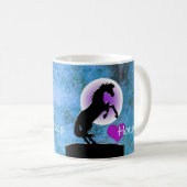 Herzpferde V (blau/grün) Kaffeetasse (VorderseiteRechts)