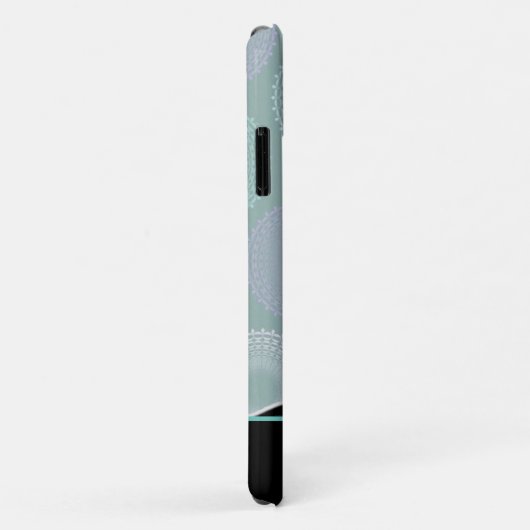 Herzpferde V (grüne Kreise) Case-Mate iPhone Hülle (Hinten/Rechts)