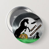 Herzpferde V Halloween Button (Vorne & Hinten)