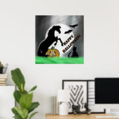 Herzpferde V Halloween Poster (Heimbüro)