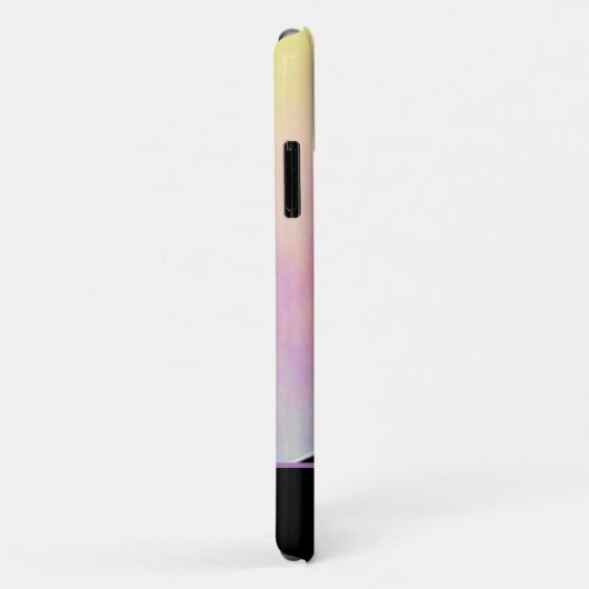 Herzpferde V (lila und gelb) Case-Mate iPhone Hülle (Hinten/Rechts)