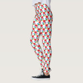 Herzpflaster Muster Dog Walker Animal Lover Wow! Leggings (Links)