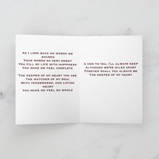 Herzpfleger Karte (Innenseite)