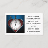Herzpflegerin Personal Trainer Physiotherapie Visitenkarte (Vorderseite)