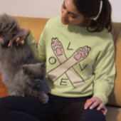 Herzpfoten Kreuzung Sweatshirt