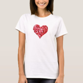 HERZPINK RED I LIEBE YOU CHRISTMAIN VALENTINE T-Shirt