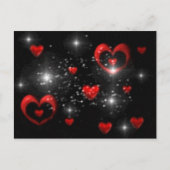 Herzpostkarte Postkarte (Vorderseite)