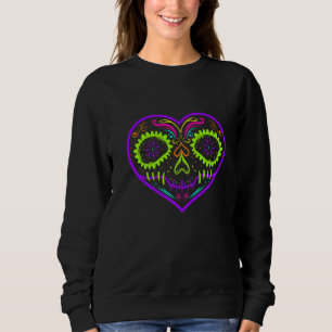 Herzpräparierte Zuckerkulpturen für den Tag D Sweatshirt