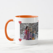 Herzproud-Liebe - Fotos Name personalisieren Tasse (Links)