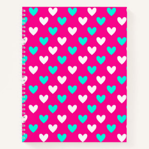 Herzpunkte: Pop-Liebe auf Rosa Notizblock