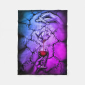 Herzpuppe Fleecedecke (Vorderseite)