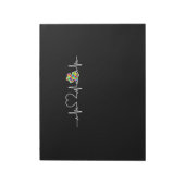 Herzpuzzle Herzschlag Coole Autismus Bewusstsein Notizblock (Rotiert)