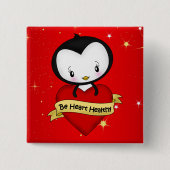 Herzquadrat Button (Vorderseite)