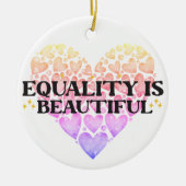 Herzqualität Keramik Ornament (Vorne)