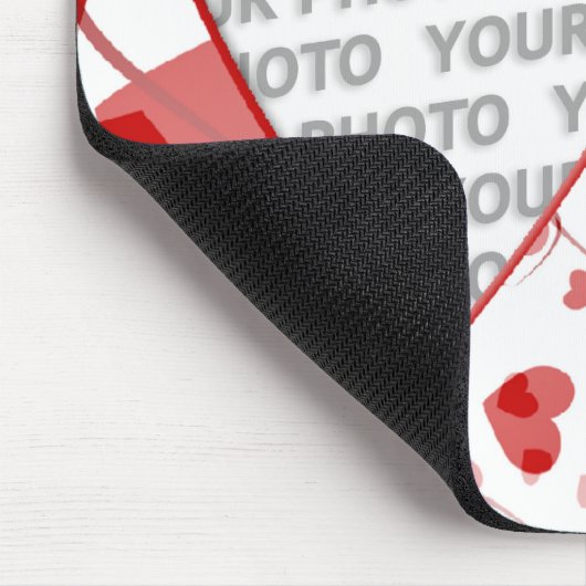 Herzrahmen 2 + Ihr Foto Mousepad (Ecke)
