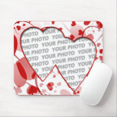 Herzrahmen 2 + Ihr Foto Mousepad (Mit Mouse)
