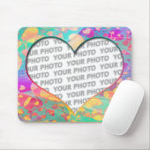 Herzrahmen 6 + Ihr Foto Mousepad (Mit Mouse)