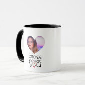 Herzrahmen-Lehrermotivationsbecher Tasse (Vorderseite Links)