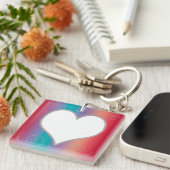 Herzrahmen Schlüsselanhänger (Vorderseite rechts)