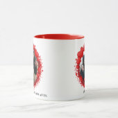 Herzrahmen Valentine Foto Kaffee Tasse (Zentrum)