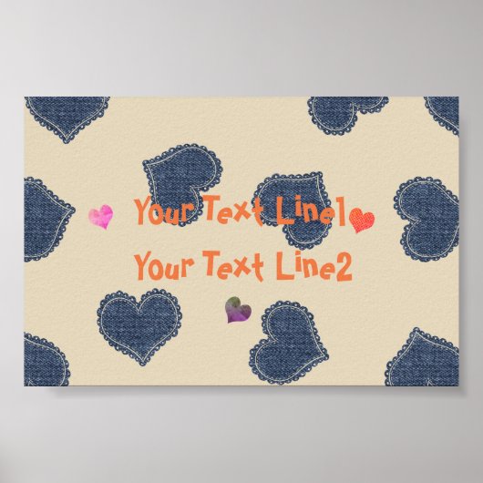 Herzrasen Kinder Printwerbung Poster (Vorne)