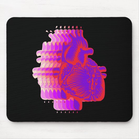 Herzrasen Mousepad (Vorne)