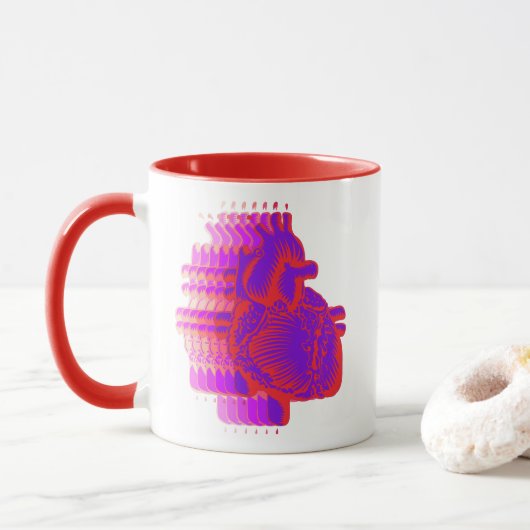 Herzrasen Tasse (Mit Donut)