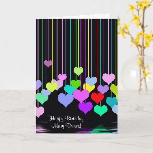 Herzreflektion Karte (Gelbe Blume)