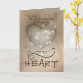 Herzreligiöse Ermutigung Karte (Gelbe Blume)