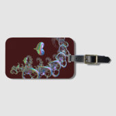 Herzrhythmus Gepäckanhänger (Vorderseite (Horizontal))