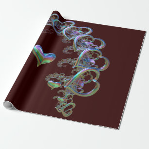 Herzrhythmus Geschenkpapier