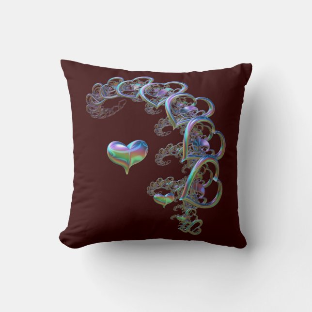 Herzrhythmus Kissen (Vorderseite)